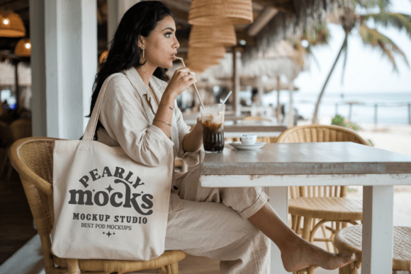 Download Natural Canvas Tote Bag Mockup 42 - Premium Bundle