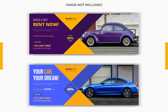 Download Car Rent Sale Social Post Facebook Cover - Sale Collection