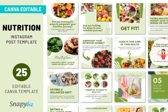 Download Nutrition Instagram Templates - Instagram templates Collection