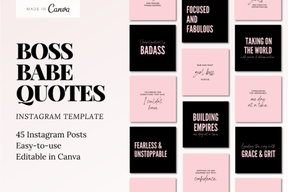 Download Boss Babe Quotes Instagram Templates - Instagram templates Collection
