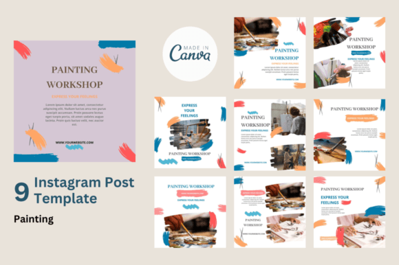 Download Painting Canva Instagram Post - Canva instagram post Collection