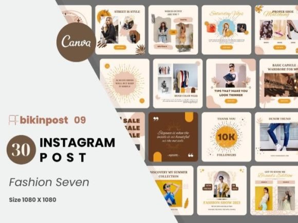 Download Fashion Canva Instagram Post Template - Canva instagram post Collection